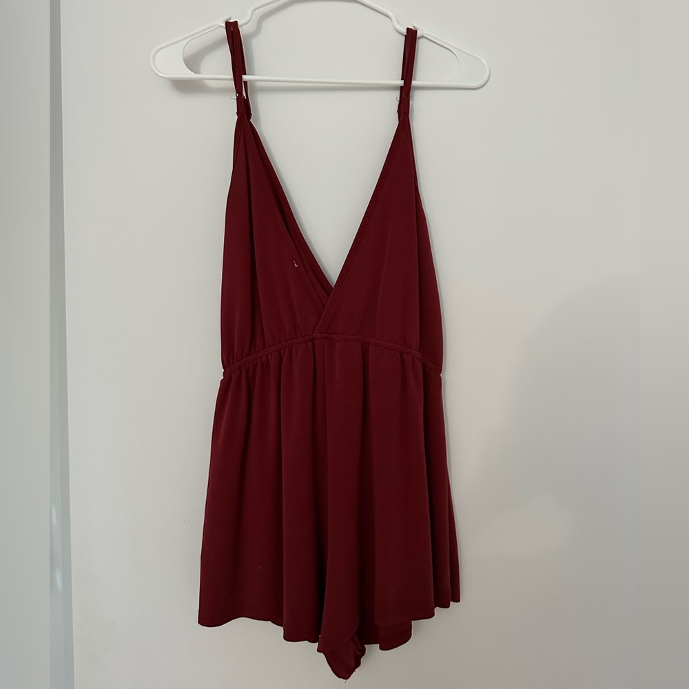 Tobi red romper